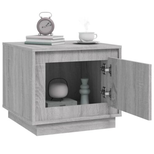 Coffee Table Grey Sonoma 51x50x44cm Engineered Wood - Image 4