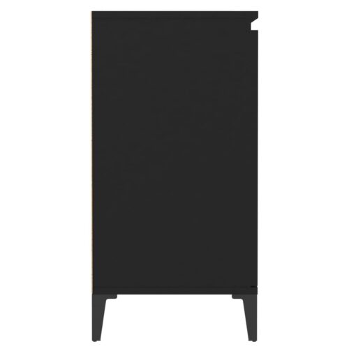 Sideboard Black 60x35x70cm Engineered Wood - Image 6
