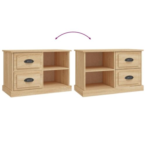TV Cabinet Sonoma Oak 73x35.5x47.5cm Engineered Wood - Image 9