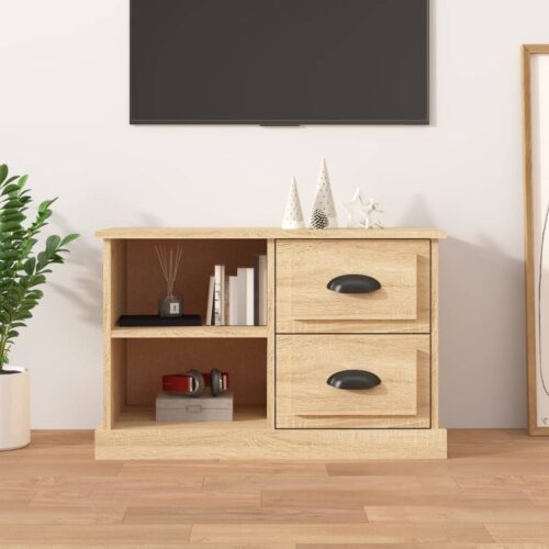TV Cabinet Sonoma Oak 73x35.5x47.5cm Engineered Wood - Image 12