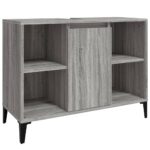Sink Cabinet Grey Sonoma 80x33x60cm Engineered Wood