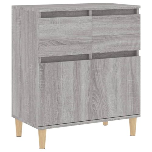 Sideboard Grey Sonoma 60x35x70cm Engineered Wood - Image 2