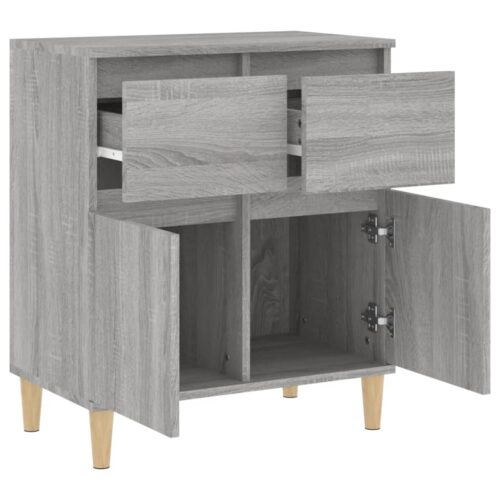 Sideboard Grey Sonoma 60x35x70cm Engineered Wood - Image 6
