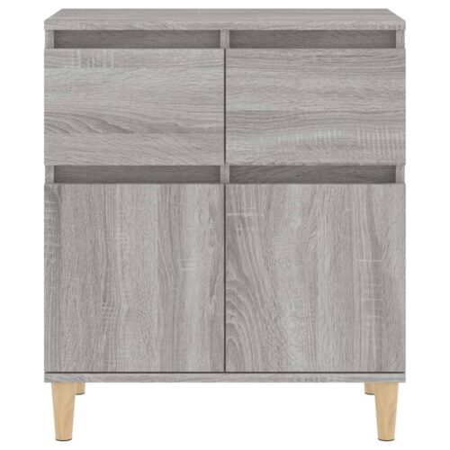 Sideboard Grey Sonoma 60x35x70cm Engineered Wood - Image 7