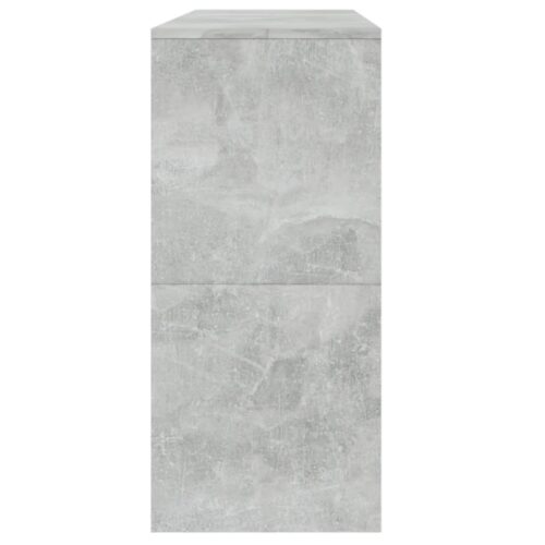 Console Table Concrete Grey 100x35x76.5cm Engineered Wood - Image 7