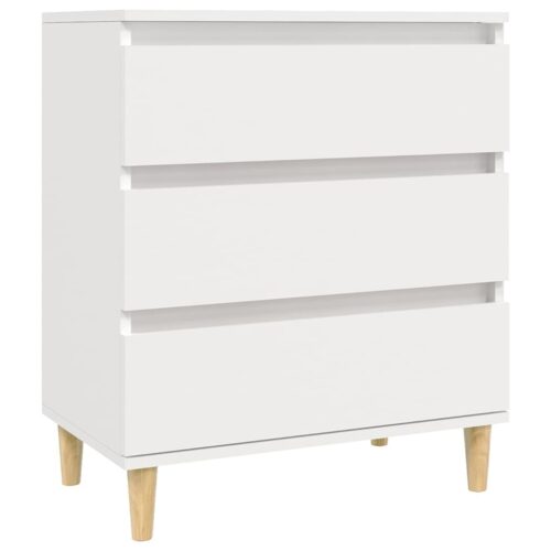 Wooden Buffet Sideboard Cabinet Storage Dresser Drawers Cupboard Table White - Image 2
