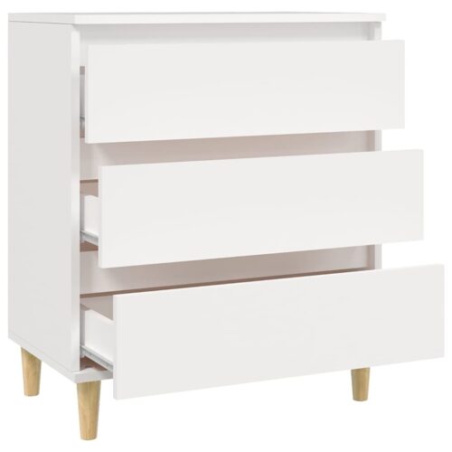 Wooden Buffet Sideboard Cabinet Storage Dresser Drawers Cupboard Table White - Image 7