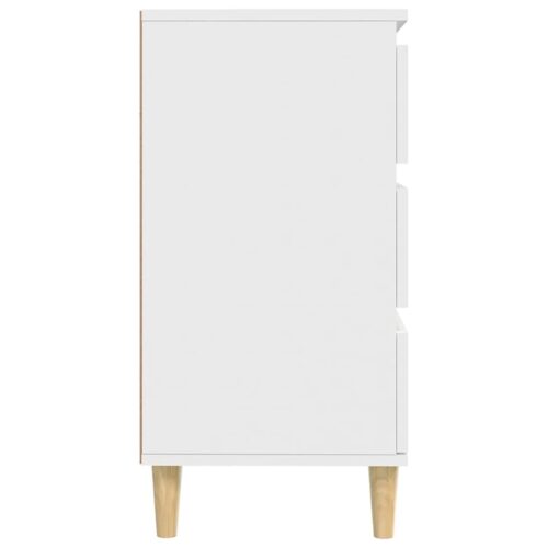 Wooden Buffet Sideboard Cabinet Storage Dresser Drawers Cupboard Table White - Image 8