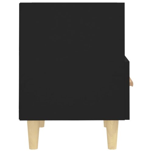 Bedside Cabinets 2pcs Black 40x35x47cm - Image 7