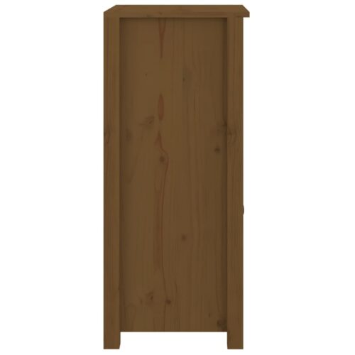 Sideboards 2pcs Honey Brown 40x35x80cm Solid Wood Pine - Image 6