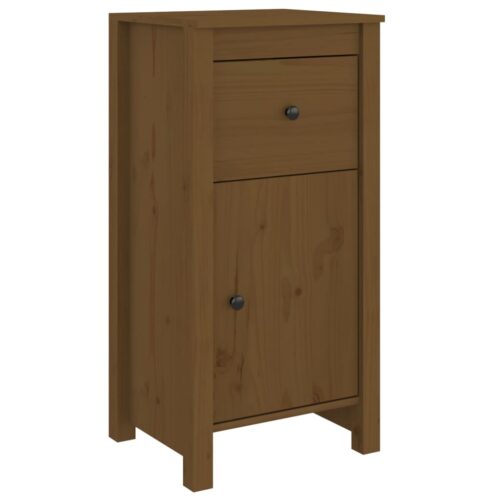 Sideboards 2pcs Honey Brown 40x35x80cm Solid Wood Pine - Image 8