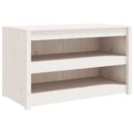 Outdoor Kitchen Cabinet White 106x55x64cm Solid Wood Pine