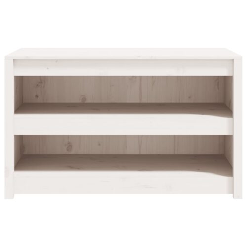 Outdoor Kitchen Cabinet White 106x55x64cm Solid Wood Pine - Image 4