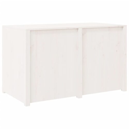 Outdoor Kitchen Cabinet White 106x55x64cm Solid Wood Pine - Image 6