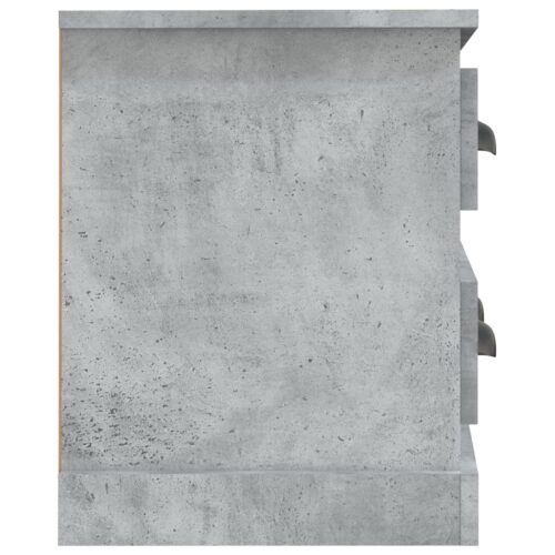 TV Cabinet Concrete Grey 100x35.5x45cm Engineered Wood - Image 7