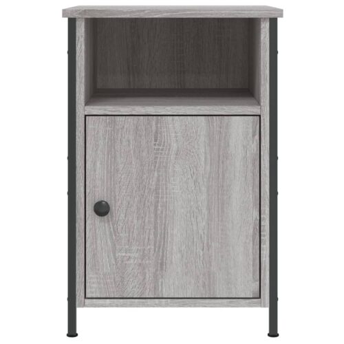 Bedside Cabinets 2pcs Grey Sonoma 40x42x60cm Engineered Wood - Image 6