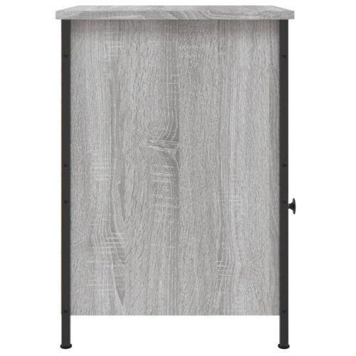 Bedside Cabinets 2pcs Grey Sonoma 40x42x60cm Engineered Wood - Image 8