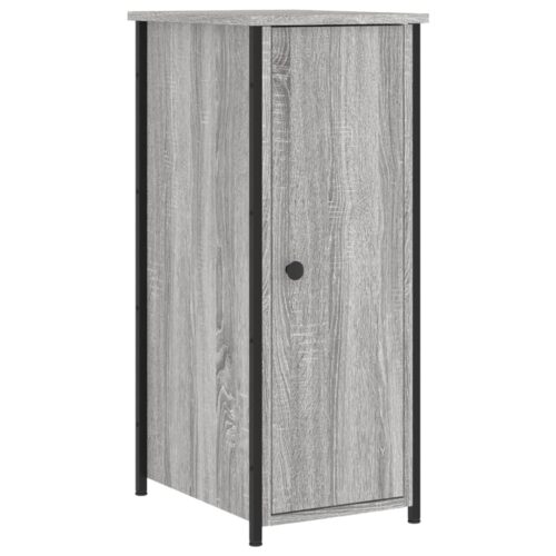 Bedside Cabinets 2pcs Grey Sonoma 32x42x80cm Engineered Wood - Image 5