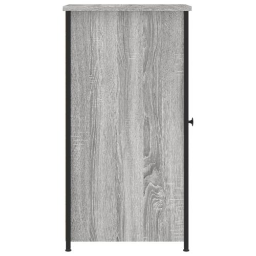 Bedside Cabinets 2pcs Grey Sonoma 32x42x80cm Engineered Wood - Image 8