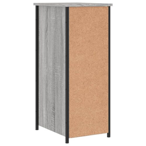 Bedside Cabinets 2pcs Grey Sonoma 32x42x80cm Engineered Wood - Image 9