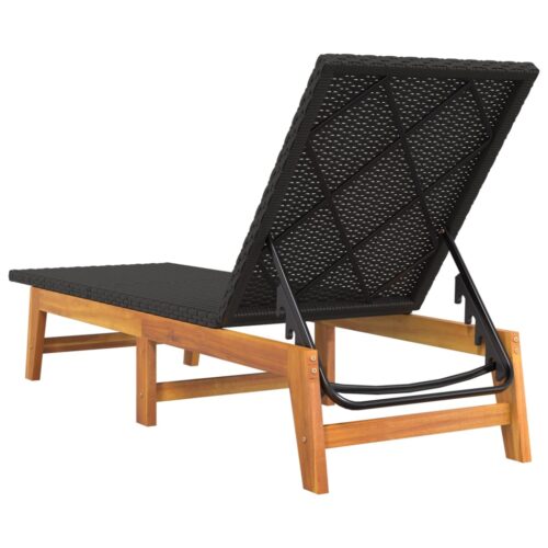 2x Wicker Rattan Outdoor Sun Loungers Patio Garden Recliner Pool Lounge Chairs - Image 7