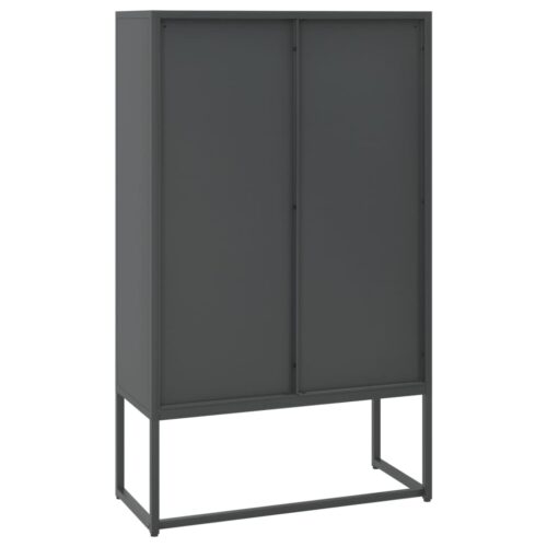 Highboard Anthracite 80x35x135cm Steel - Image 7