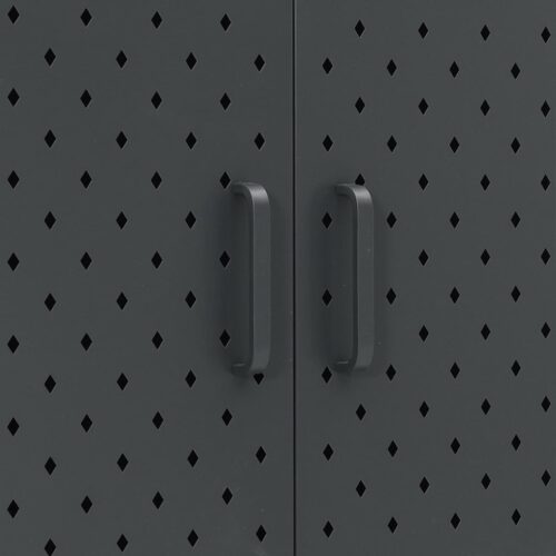Highboard Anthracite 80x35x135cm Steel - Image 10
