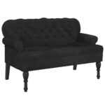Velvet Fabric Sofa Seater Office Living Room Lounge Futon Couch Loveseat Chair