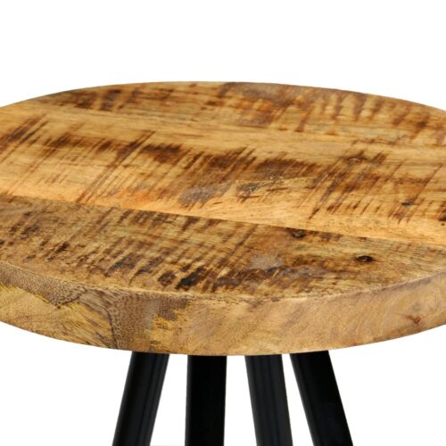 Bar Chairs 2pcs Solid Mango Wood - Image 5