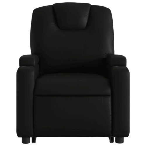 Lift Stand Recliner Chair Sofa Lounge Accent Couch Armchair Faux Leather Black - Image 8