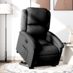 Stand-Up Lift Recliner Chair Black Fabric