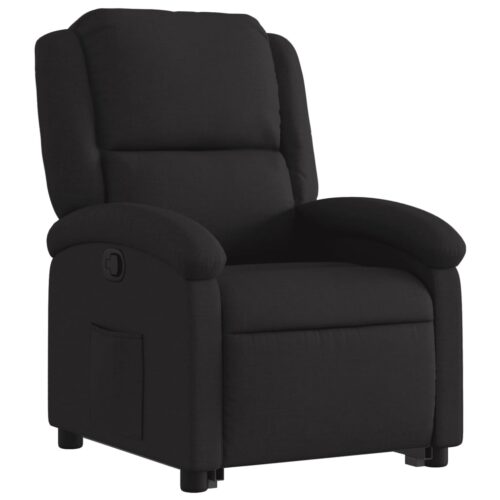Stand-Up Lift Recliner Chair Black Fabric - Image 3