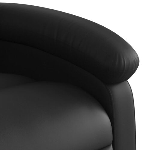 Lift Stand Recliner Chair Sofa Lounge Accent Couch Armchair Faux Leather Black - Image 10