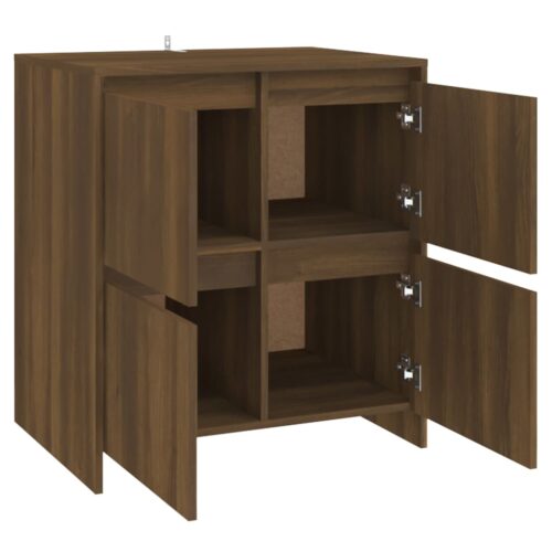 Sideboards 2pcs Brown Oak 70x41x75cm Engineered Wood - Image 6