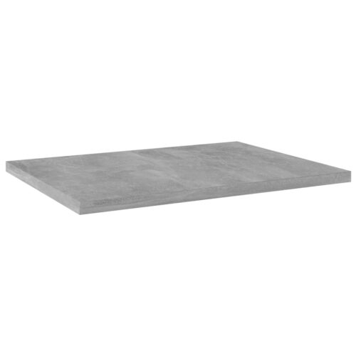 Bookshelf Boards 4pcs Concrete Grey 40x30x1.5cm Engineered Wood - Image 2