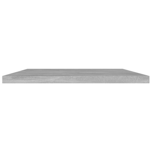 Bookshelf Boards 4pcs Concrete Grey 40x30x1.5cm Engineered Wood - Image 3