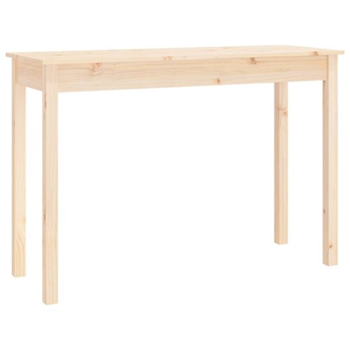 Console Table 110x40x75cm Solid Wood Pine - Image 2