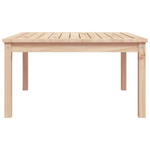 Garden Table 82.5x82.5x45cm Solid Wood Pine - Image 5