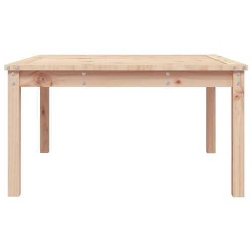 Garden Table 82.5x82.5x45cm Solid Wood Pine - Image 6