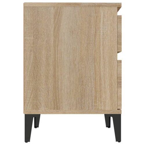 Bedside Cabinet Sonoma Oak 40x35x50cm - Image 6