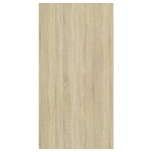 Wall-mounted TV Cabinet Sonoma Oak White 37x37x72cm Engineered Wood - Image 5
