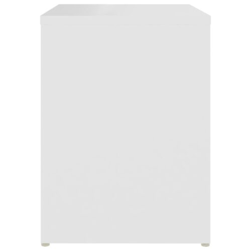 Bed Cabinets 2pcs White 40x30x40cm Engineered Wood - Image 5