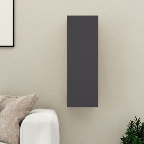 TV Cabinet Grey 30.5x30x90cm Engineered Wood - Image 12