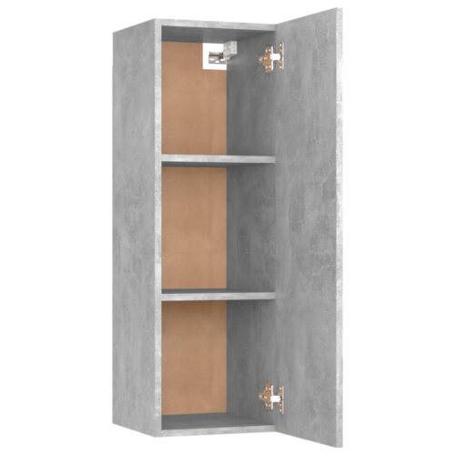 TV Cabinet Concrete Grey 30.5x30x90cm Engineered Wood - Image 5