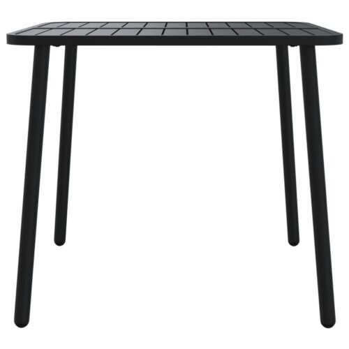 Garden Table Anthracite 80x80x71cm Steel - Image 4