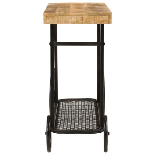 Console Table 112x36x76cm Solid Wood Mango Iron - Image 3