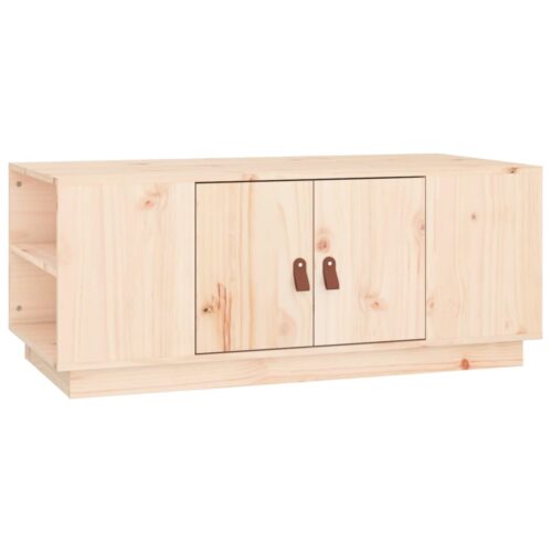Coffee Table 100x50x41cm Solid Wood Pine - Image 2