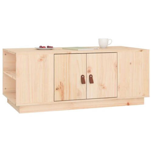 Coffee Table 100x50x41cm Solid Wood Pine - Image 5