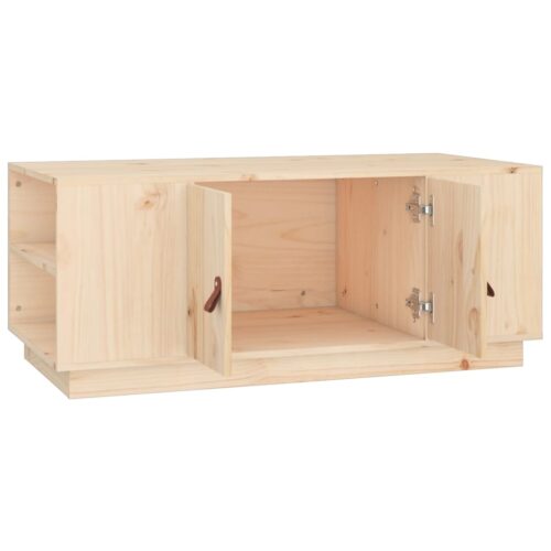 Coffee Table 100x50x41cm Solid Wood Pine - Image 7