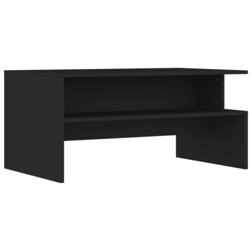 Coffee Table Black 90x55x42.5cm Engineered Wood - Image 6